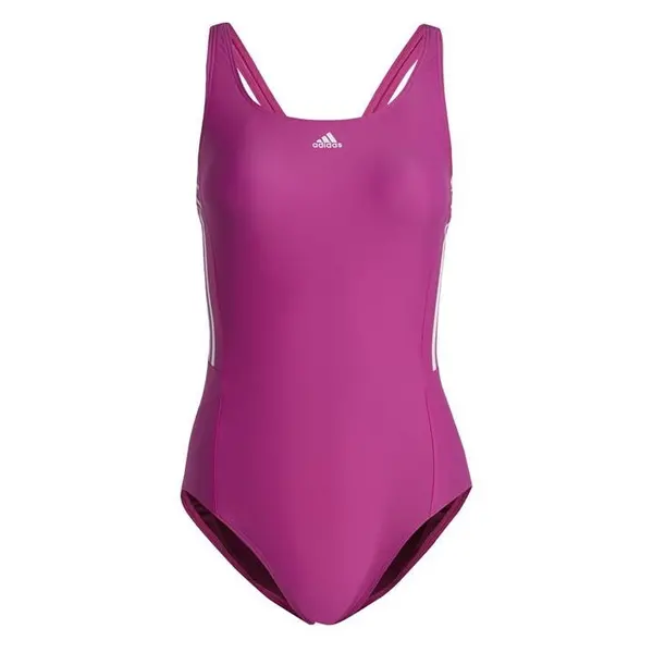 Image of adidas Classic 3-Stripes Swimsuit Womens - Pink 10