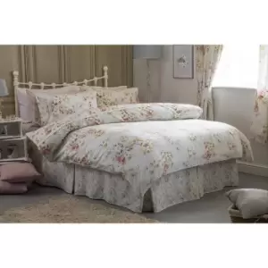 Image of Belledorm Cherry Blossom Fitted Valance (Kingsize) (Ivory)