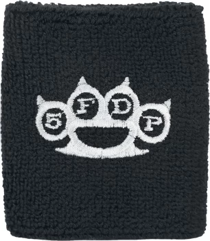 image of Five Finger Death Punch Knuckles - Wristband Sweatband black