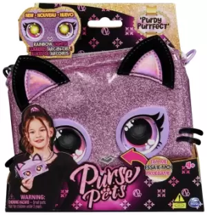 image of Purse Pets Purdy Purrfect Kitty Interactive Wristlet Bag