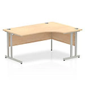 image of Impulse Cantilever 1600 Right Hand Crescent Desk Maple