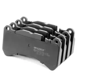 Image of RIDEX Brake pad set Front Axle 402B0773 Brake pads,Brake pad set, disc brake MERCEDES-BENZ,MASERATI,CLK (C209),SLK (R171),CLK Cabriolet (A209)