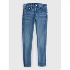 Image of Tommy Hilfiger Slim Bleecker Pstr Larkin Blue - Blue