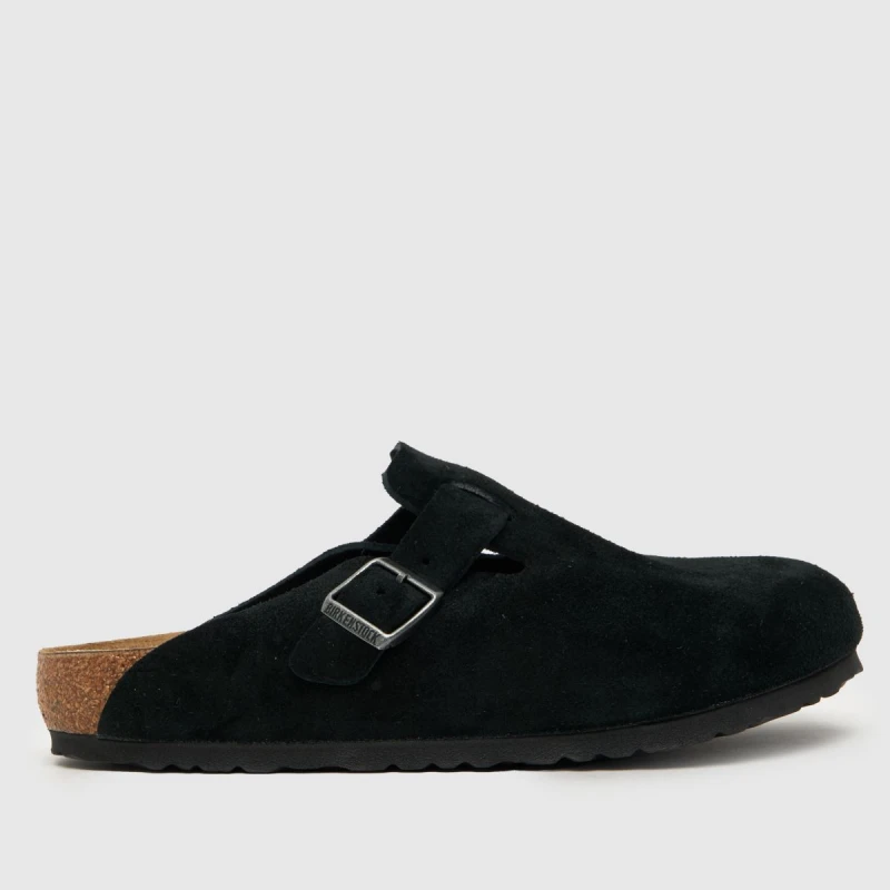 Image of BIRKENSTOCK boston clog sandals in Black UK 11 (EU 45)
