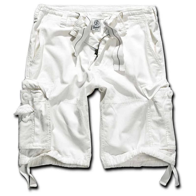 Image of Brandit Vintage Classic Shorts, white, Size M for Men