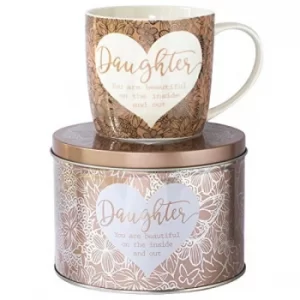 image of Arora 7052 Said with Sentiment Mug & Tin-Daughter, Ceramic