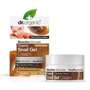 Image of Dr.Organic Snail Gel Cream Nourishing Face Cream 50ml