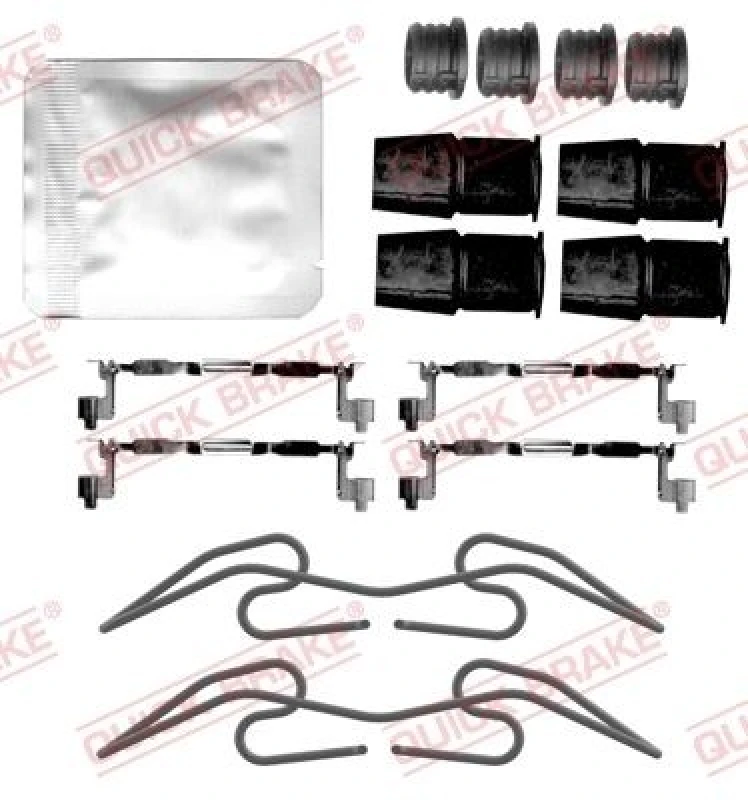 Image of QUICK BRAKE Brake pad fitting kit QUICK BRAKE 109-0133