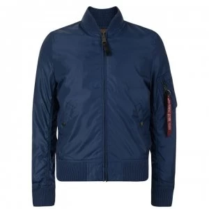 image of Alpha Industries TT Bomber Jacket - Rep Blue