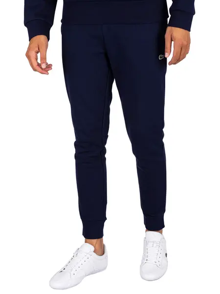 Image of Lacoste Logo Joggers Blue Marine L
