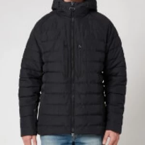 Image of Barbour International Mens River Quilted Jacket - Black - XXL