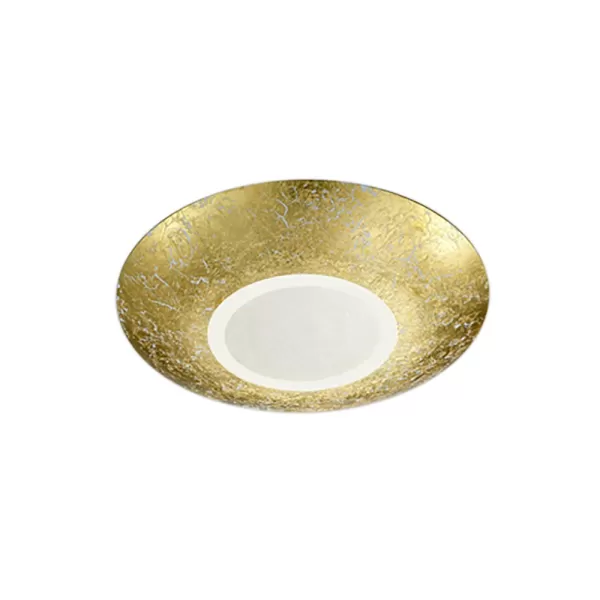 Image of Chiros Modern 12W LED Semi Flush Light Gold 3000K