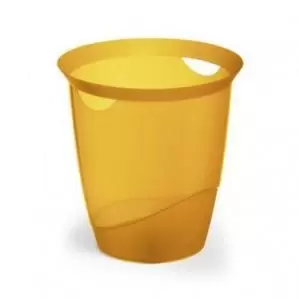 Image of Durable Waste Bin Trend 16 Litre Orange Pack of 1