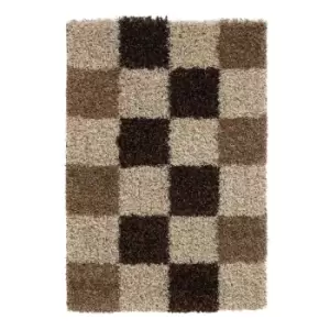 Image of Think Rugs Vista Rug Pattern 2247 Check 120X170cm