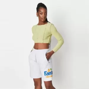 Image of Missguided Jersey Shorts - Grey