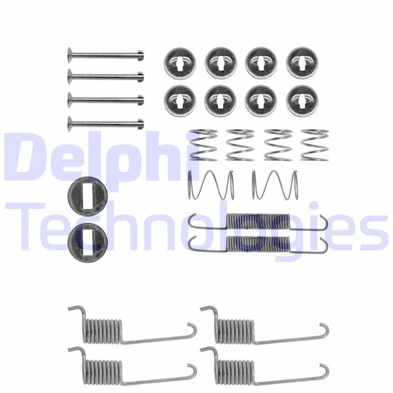 Image of DELPHI Brake shoe fitting kit DELPHI LY1196