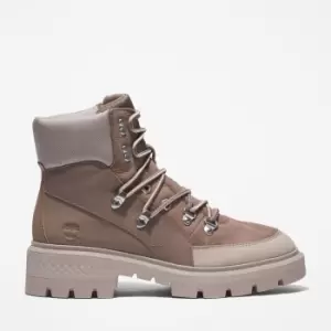 Image of Timberland Cortina Valley Waterproof Hiking Boot For Her In Beige Grey, Size 3.5