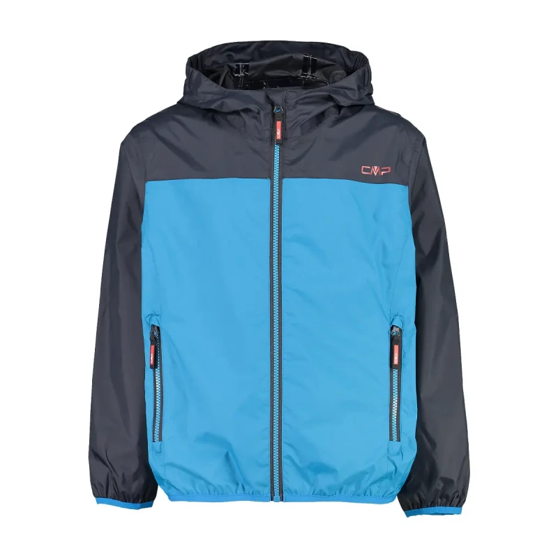 Image of Waterproof hooded jacket for kids CMP Bleu Male 8 ans
