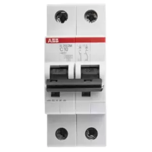 ABB System M Pro 10A MCB Mini Circuit Breaker2P Curve C, Breaking Capacity 10 kA - main image