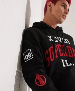 image of Superdry College Varsity Arch Mono Hoodie