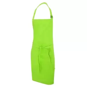 Image of Dennys Multicoloured Bib Apron 28x36ins (One Size) (Lime)