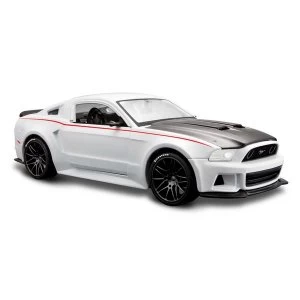 Image of Maisto – Ford Mustang Street Racer Toy Car (White)