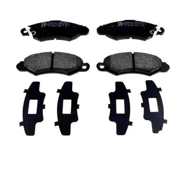 Image of ZIMMERMANN 23046.155.1 Brake pad set Front Axle, with acoustic wear warning, Photo corresponds to scope of supply Brake Pad Set,disc brake (402)