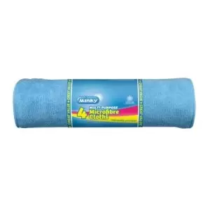 Image of Minky Microfibre All Purpose Cloth, Pack Of 4