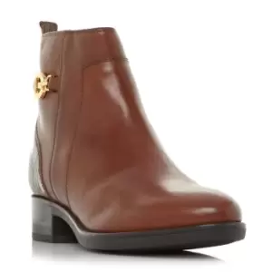 Image of Geox D Felicity A Metal Branded Boots - Brown