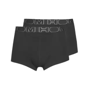 image of Hom HOM BOXERLINES BOXER BRIEF HO1 PAXK X2 mens Boxer shorts in Black. Sizes available:EU S,EU M,EU XL