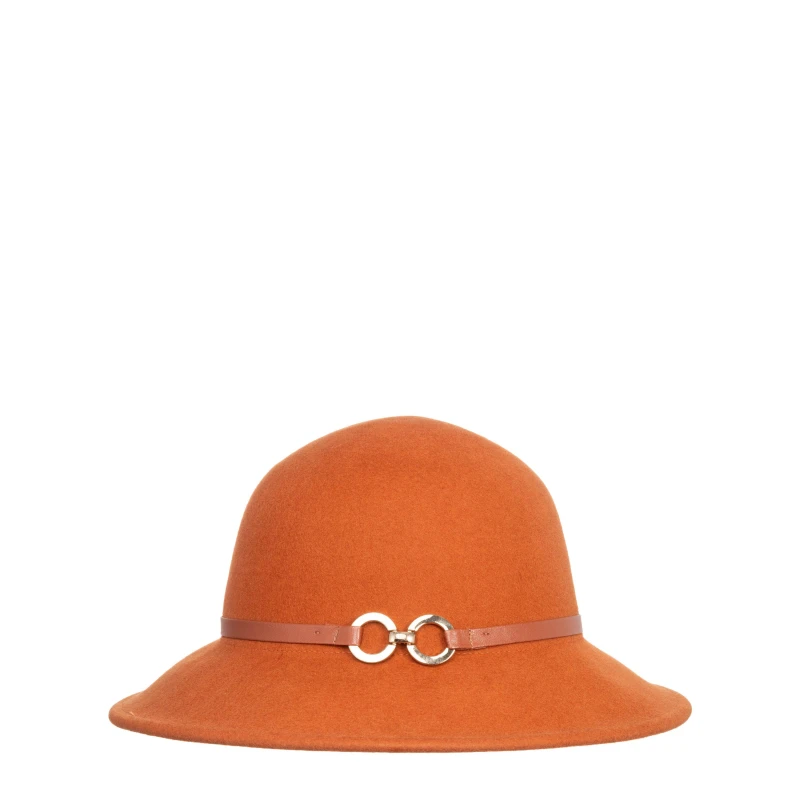 Image of Biba Biba Metal Trim Bucket Hat - Brown Brown S - M