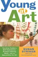 Image of young at art teaching toddlers self expression problem solving skills and