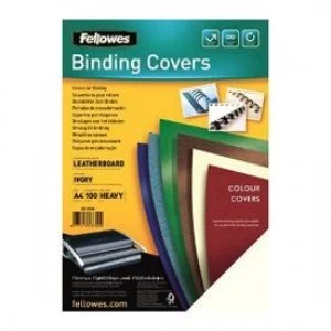 Image of Fellowes 5370004 Delta Cover A4 Ivory 100PK