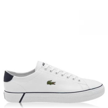 Image of Lacoste Grip Shot Trainers - White/Navy