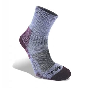 Image of Bridgedale Woolfusion Trail Light Womens Sock Heather and Damson Small