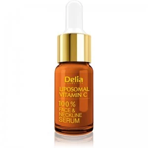 image of Delia Cosmetics Professional Face Care Vitamin C Vitamin C Brightening Serum for Face, Neck and Chest 10ml