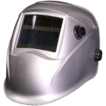 Image of Sealey Auto Darkening Welding Helmet Silver