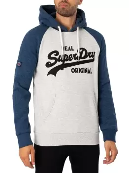 Image of Athletic Raglan Pullover Hoodie