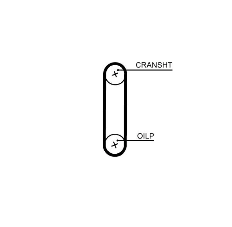 Image of GATES Timing Belt GATES T364HOB
