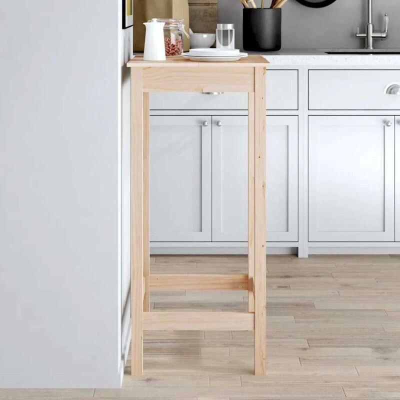 Image of VIDAXL Vidaxl - Bar Table 50x50x110cm Solid Wood Pine 8720845852801