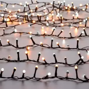 image of Festive 8.9m Indoor & Outdoor Christmas Tree Fairy Lights 360 White & Warm White LEDs