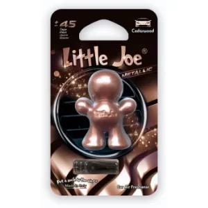 Little Joe Metallic Edition Copper/Cedar-wood Scented Car Air Freshener (Case Of 6)