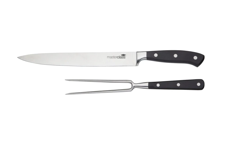 Image of Masterclass Carving Set Silver