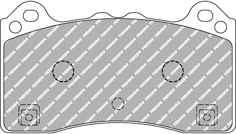 Image of Brake pad set FERODO RACING FCP4830H