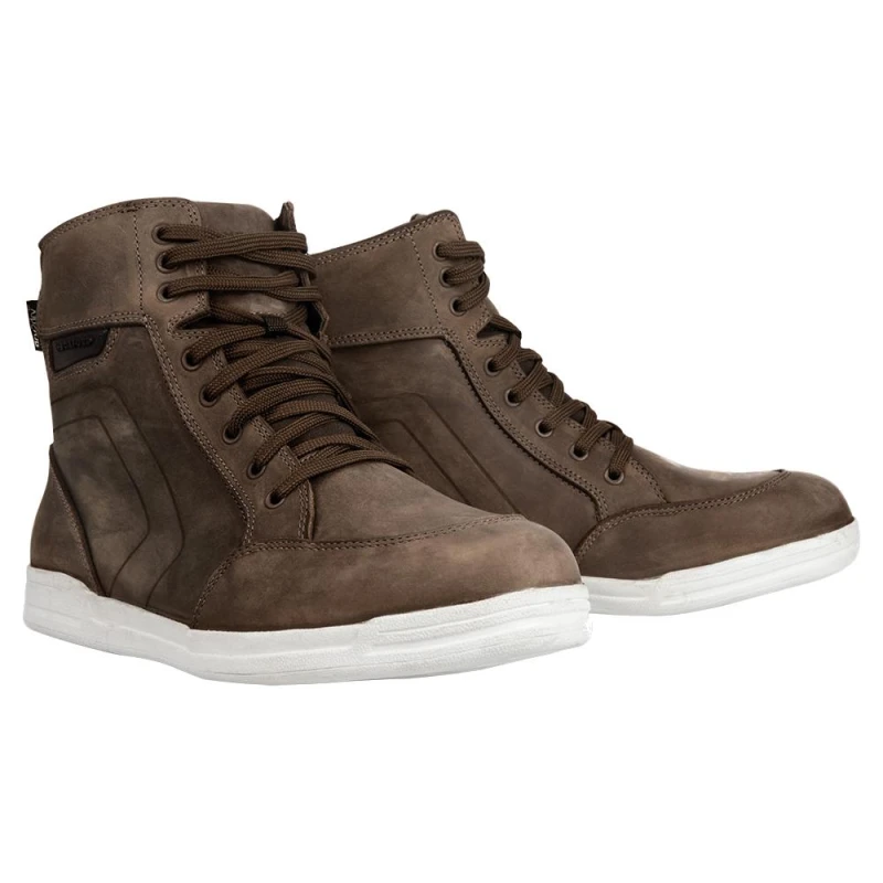 Image of Oxford Kickback 1.0 Leather Motorcycle Boots 41 Brown (UK 7) Brown