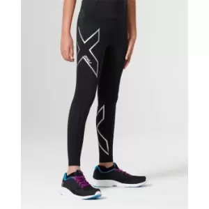 image of 2XU Compression Tights Junior Girls - Black