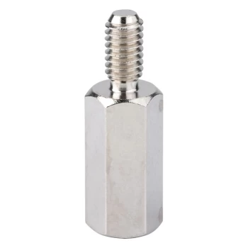 Image of R-TECH 524384 Hex Threaded M-F Spacer Brass 7mm A/F M4 15mm - Pack...