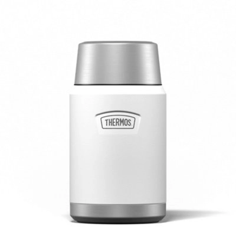 Image of Thermos Icon Series Stainless Steel Food Flask 710Ml With Spoon - White 5.0509E+12
