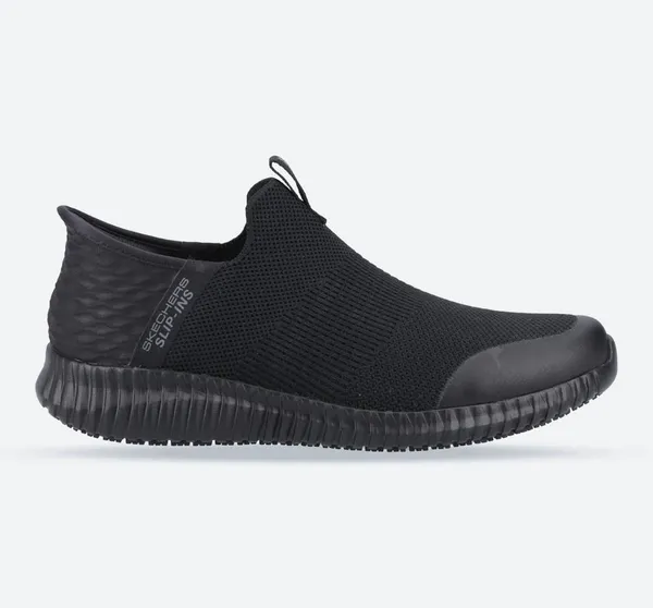 Image of Skechers Mens Cessnock Rylind Slip Resistant Work Shoes UK Size 10 (EU 45) Black SKE2232-BLK-10