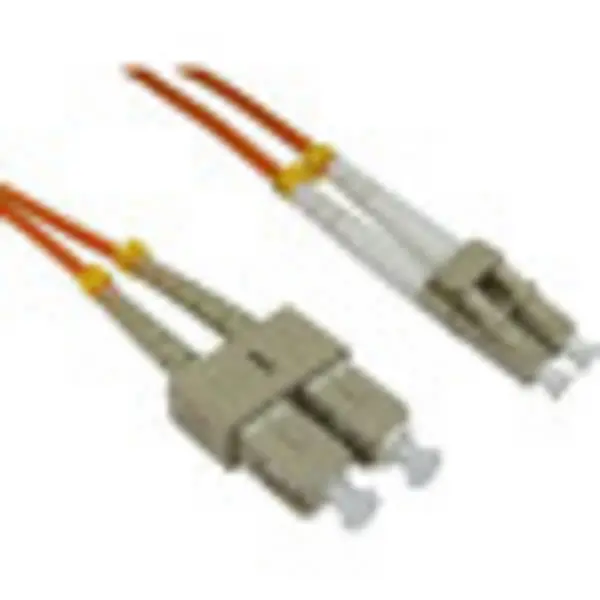 image of 2m Cables Direct Fibre Optic Network Cable OM2 LC - SC